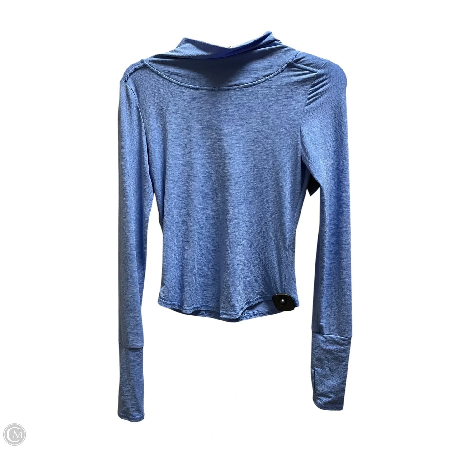 Athletic Top Long Sleeve Crewneck By Free People In Blue, Size: S