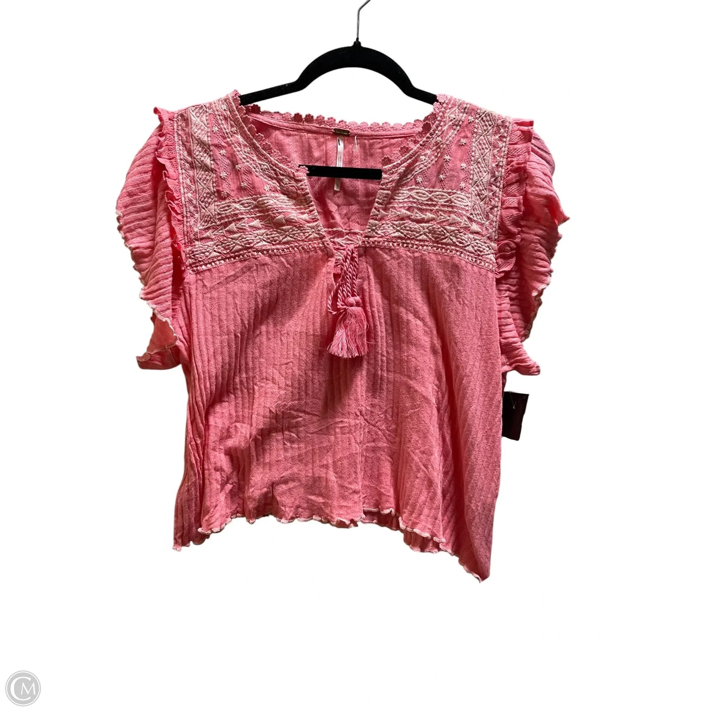 Top Sleeveless By Free People In Pink, Size: S