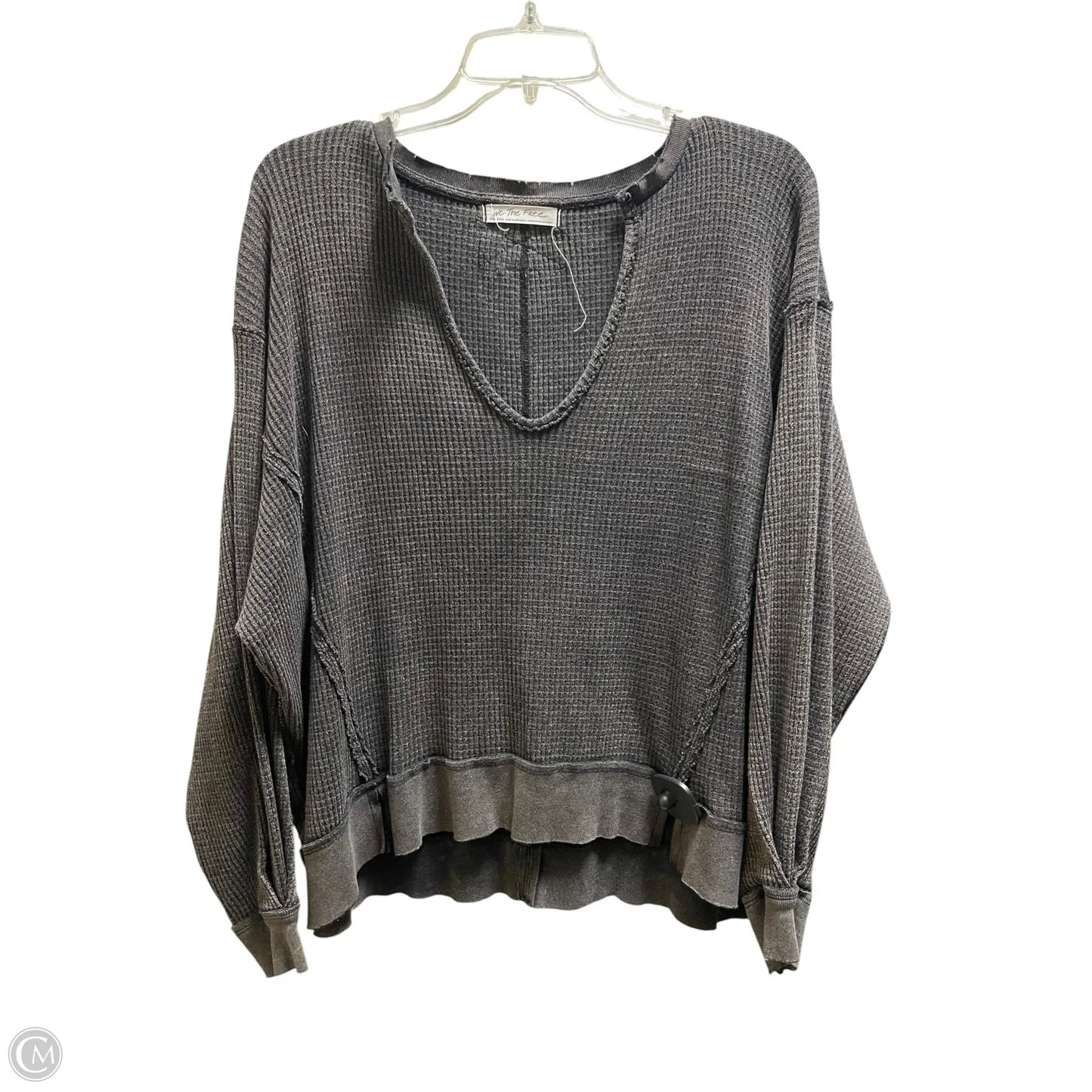Top Long Sleeve By We The Free In Grey, Size: Xs