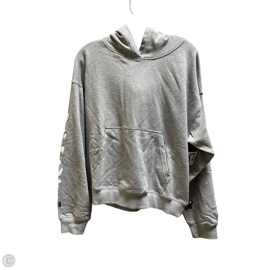 Athletic Jacket By Fabletics In Grey, Size: L