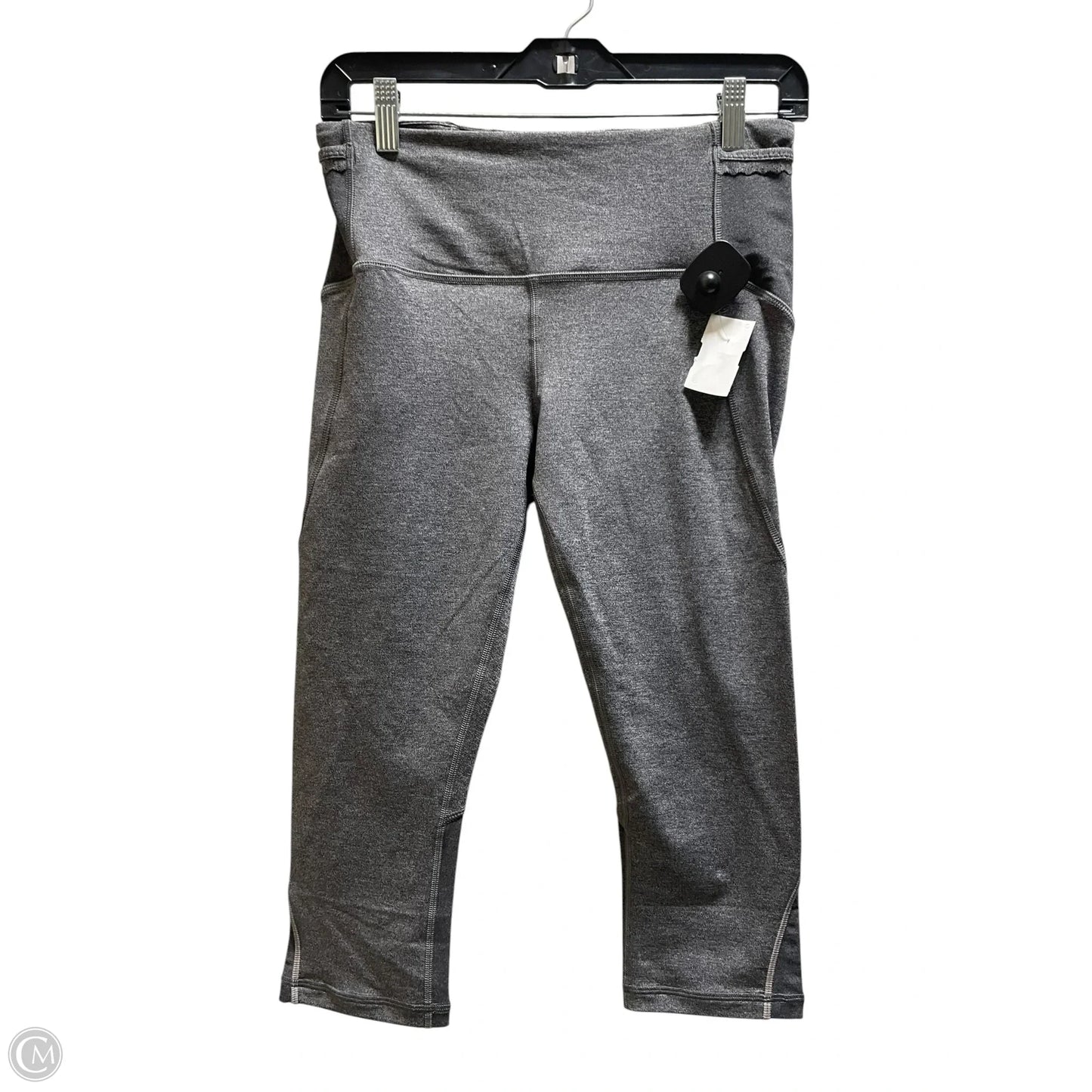 Athletic Capris By Lululemon In Grey, Size: 8