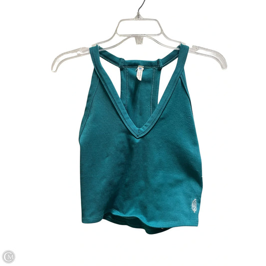 Tank Top By Free People In Teal, Size: Xl