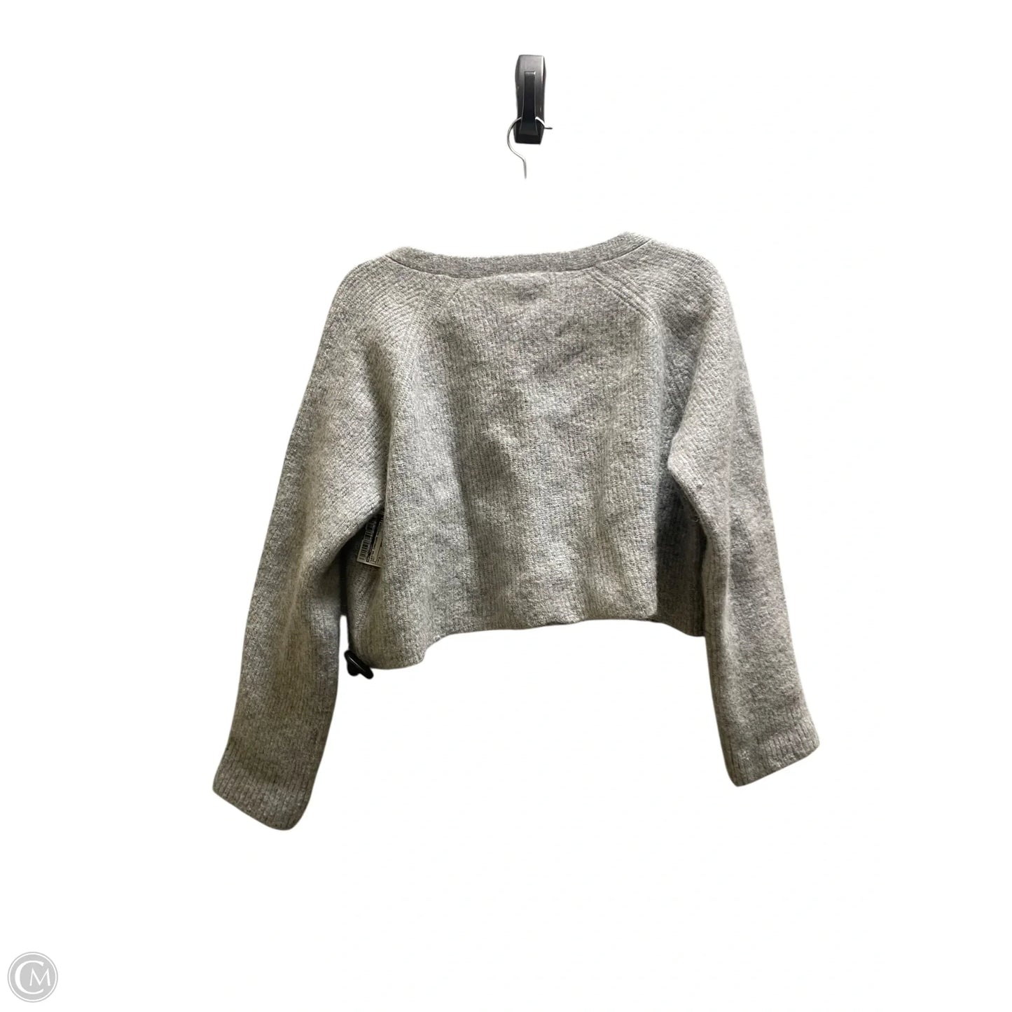 Sweater Cardigan Designer By All Saints In Grey, Size: S