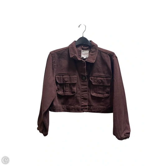 Jacket Denim By Stoosh In Brown, Size: L