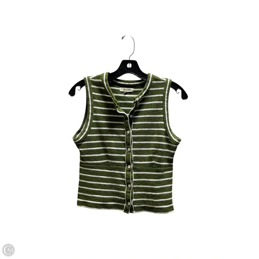 Top Sleeveless By Madewell In Green, Size: Xs