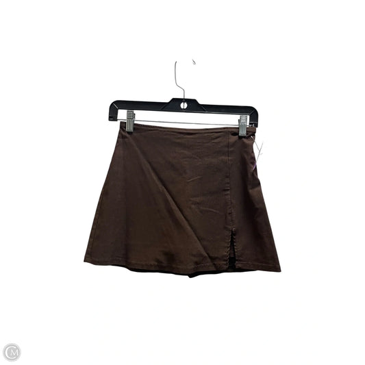 Skirt Mini & Short By Wild Fable In Brown, Size: Xs