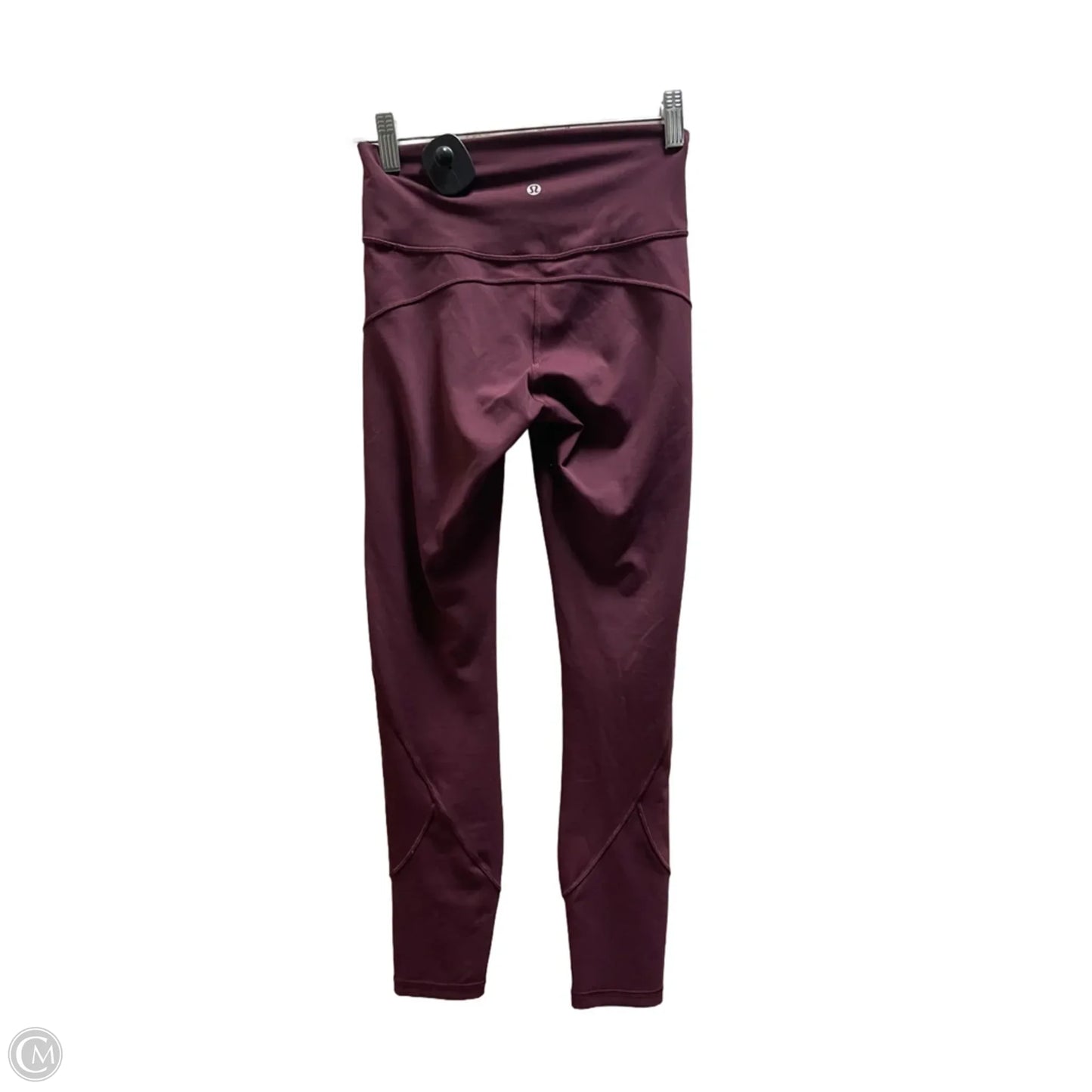 Athletic Leggings By Lululemon In Maroon, Size: 4