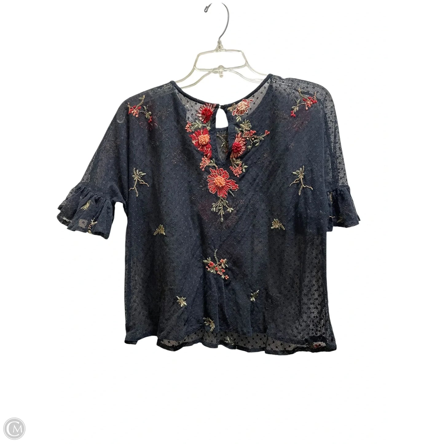 Top Short Sleeve By Maeve In Navy, Size: Xs