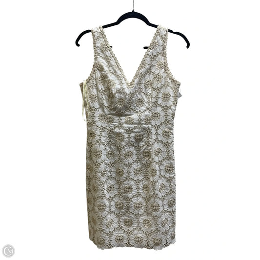 Dress Designer By Lilly Pulitzer In Gold, Size: 2
