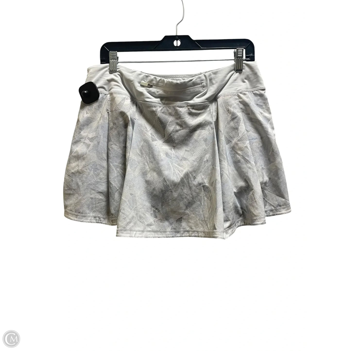Athletic Skirt By Lululemon In Grey, Size: 10