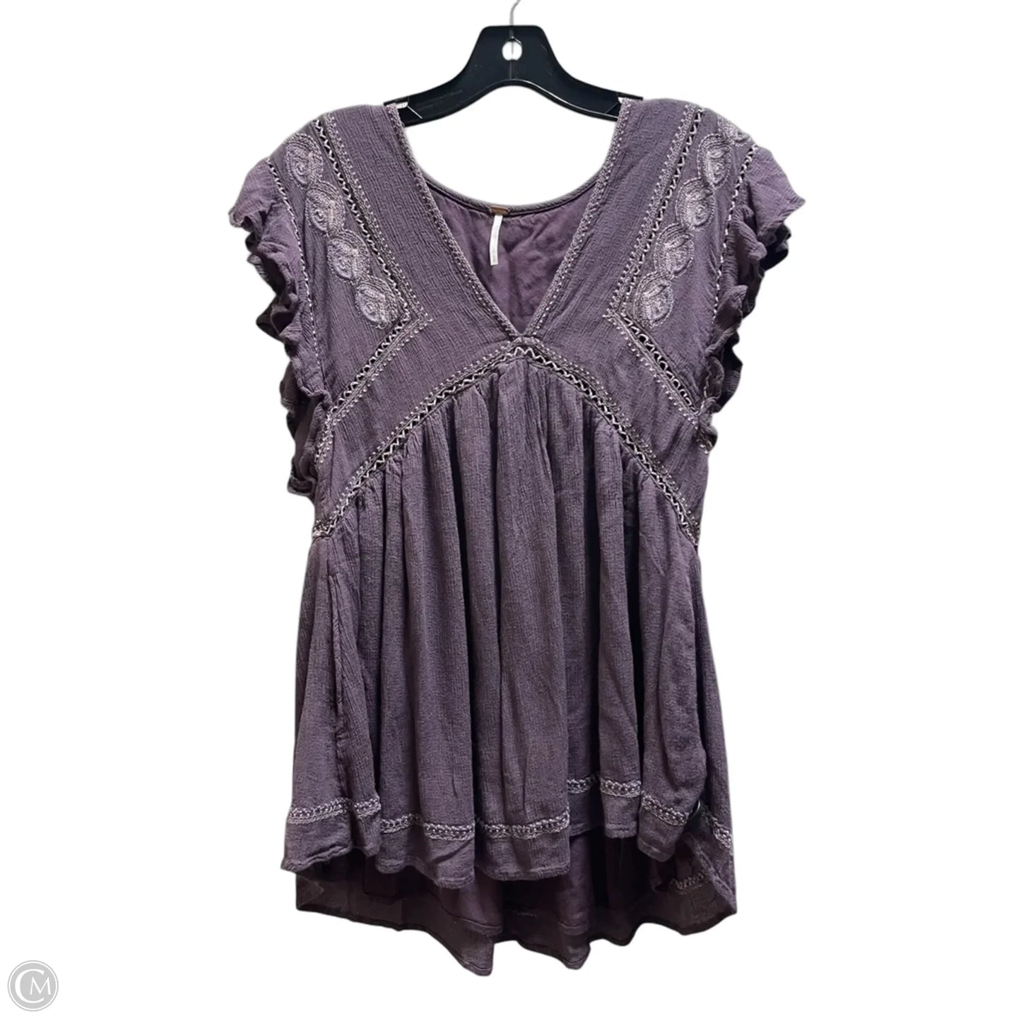 Top Sleeveless By Free People In Purple, Size: S