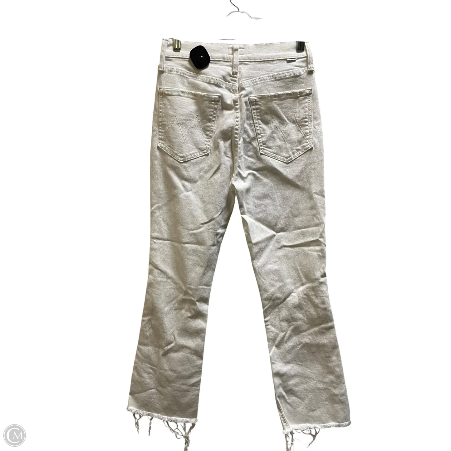 Jeans Straight By Mother In White, Size: 4