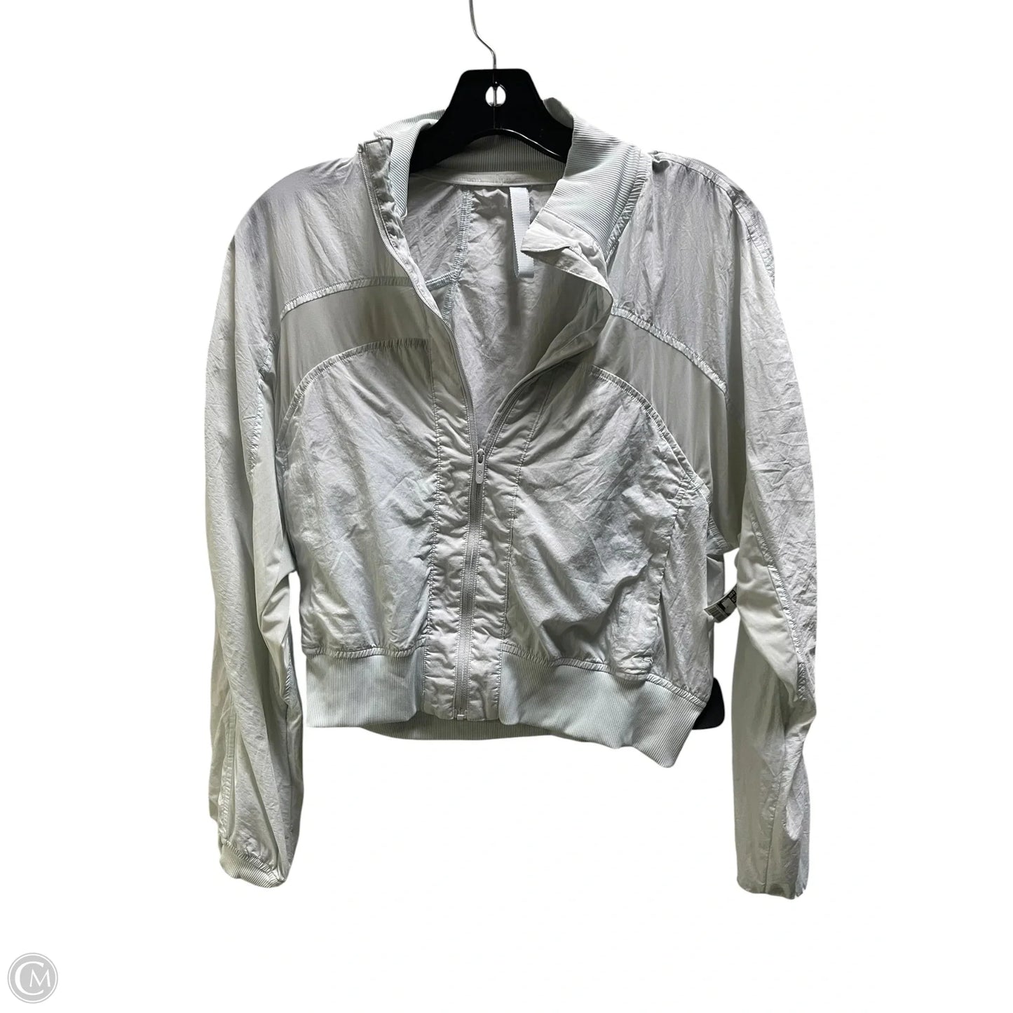 Athletic Jacket By Lululemon In Blue, Size: Xs
