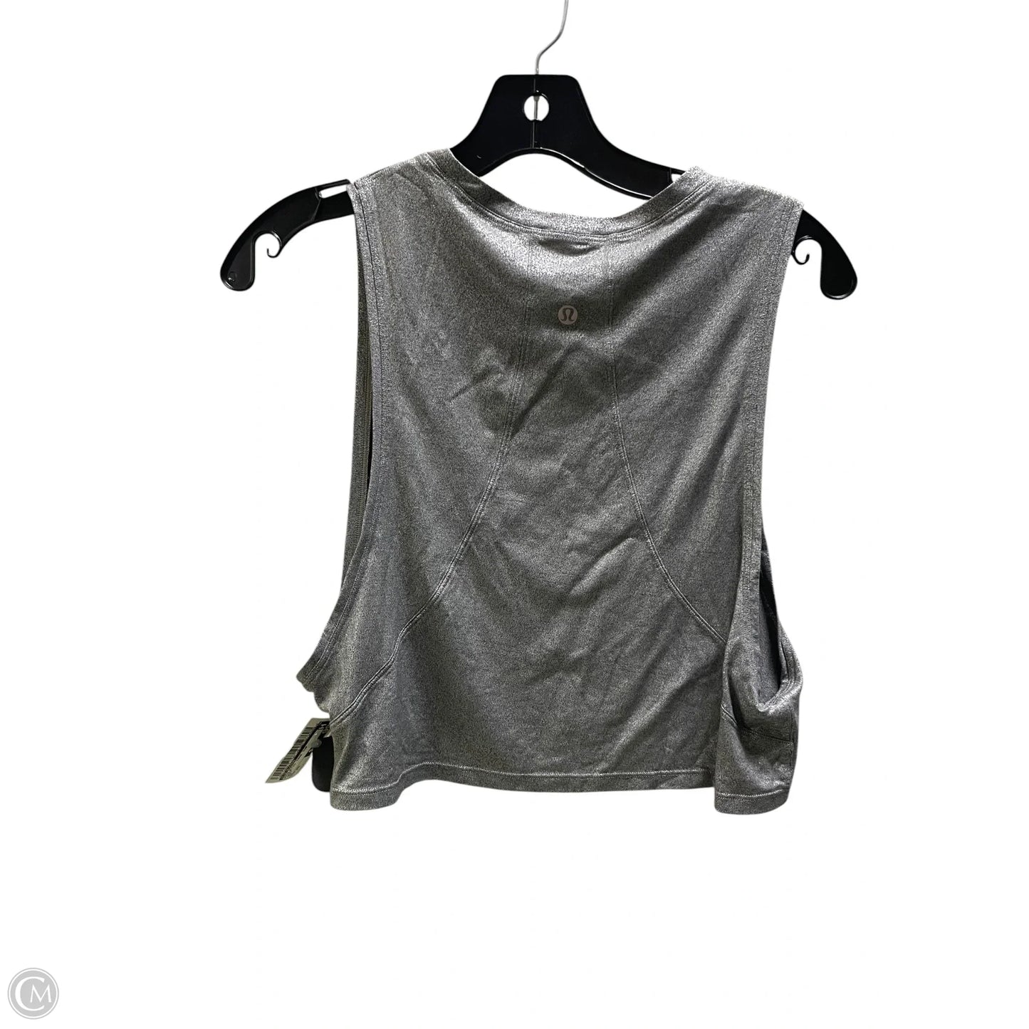Athletic Tank Top By Lululemon In Grey, Size: Xs