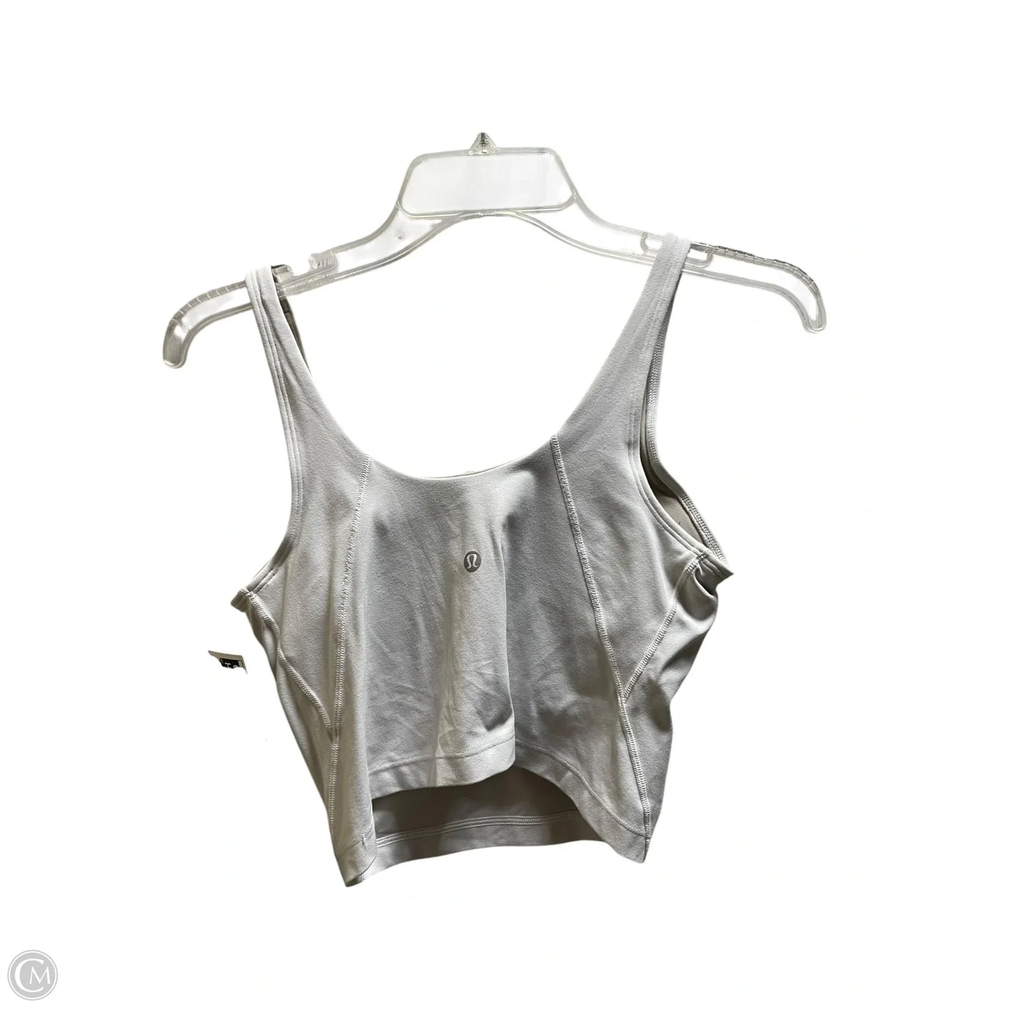 Athletic Tank Top By Lululemon In White, Size: 6