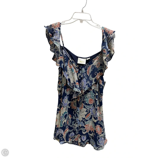 Top Sleeveless By Maeve In Blue, Size: S