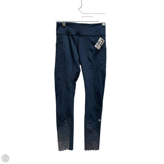 Athletic Leggings By Lululemon In Navy, Size: 2