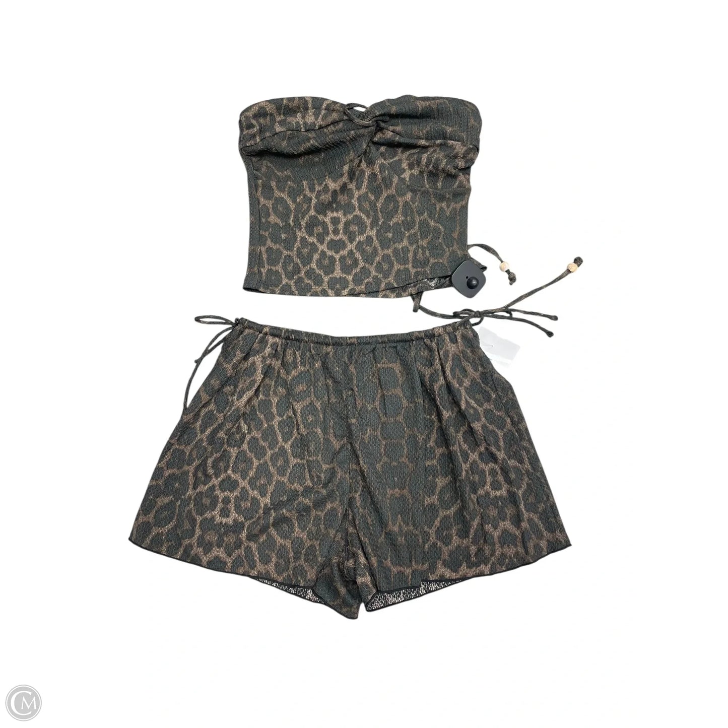 Skirt Set 2pc By H&m In Animal Print, Size: S