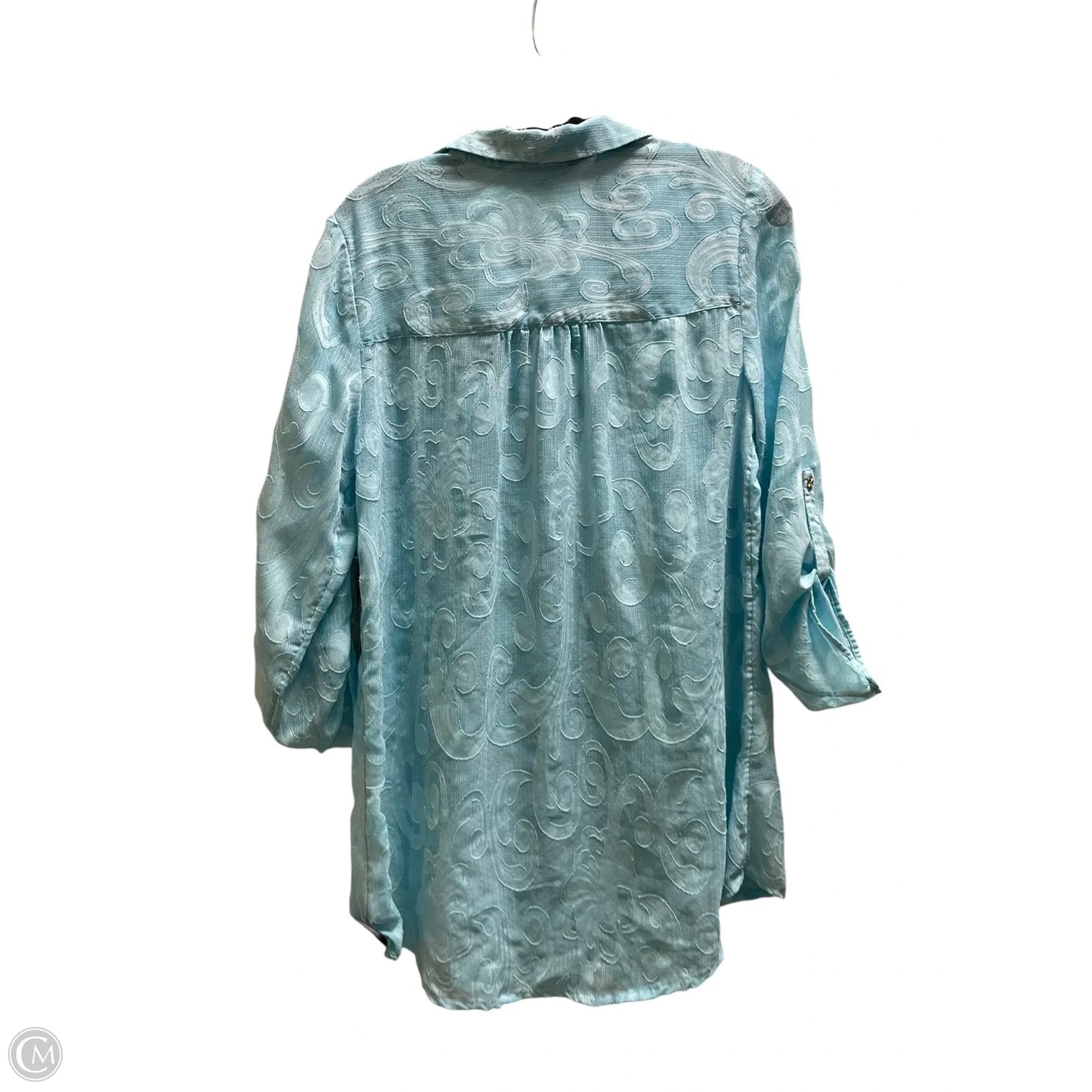 Top Long Sleeve Designer By Lilly Pulitzer In Blue, Size: S