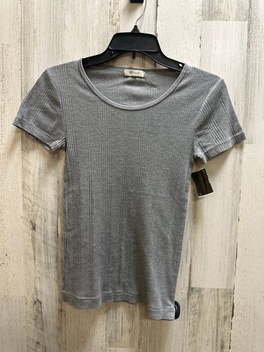 Grey Top Short Sleeve Madewell, Size S