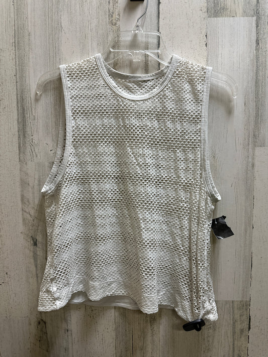 White Athletic Tank Top Lululemon, Size S