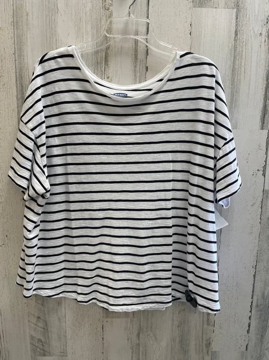 White Top Short Sleeve Old Navy, Size 2x