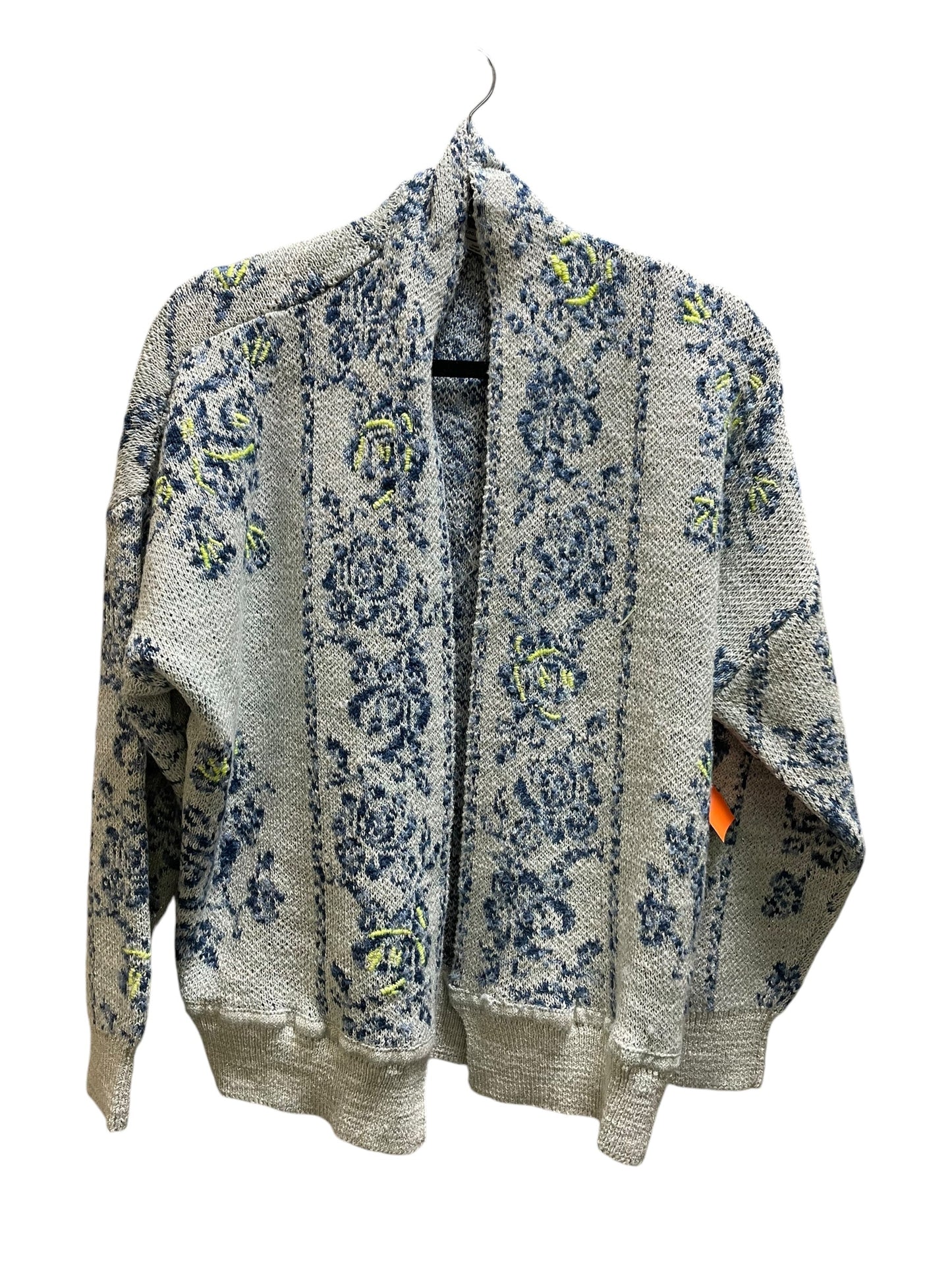 Sweater Cardigan By Anthropologie In Blue, Size: S