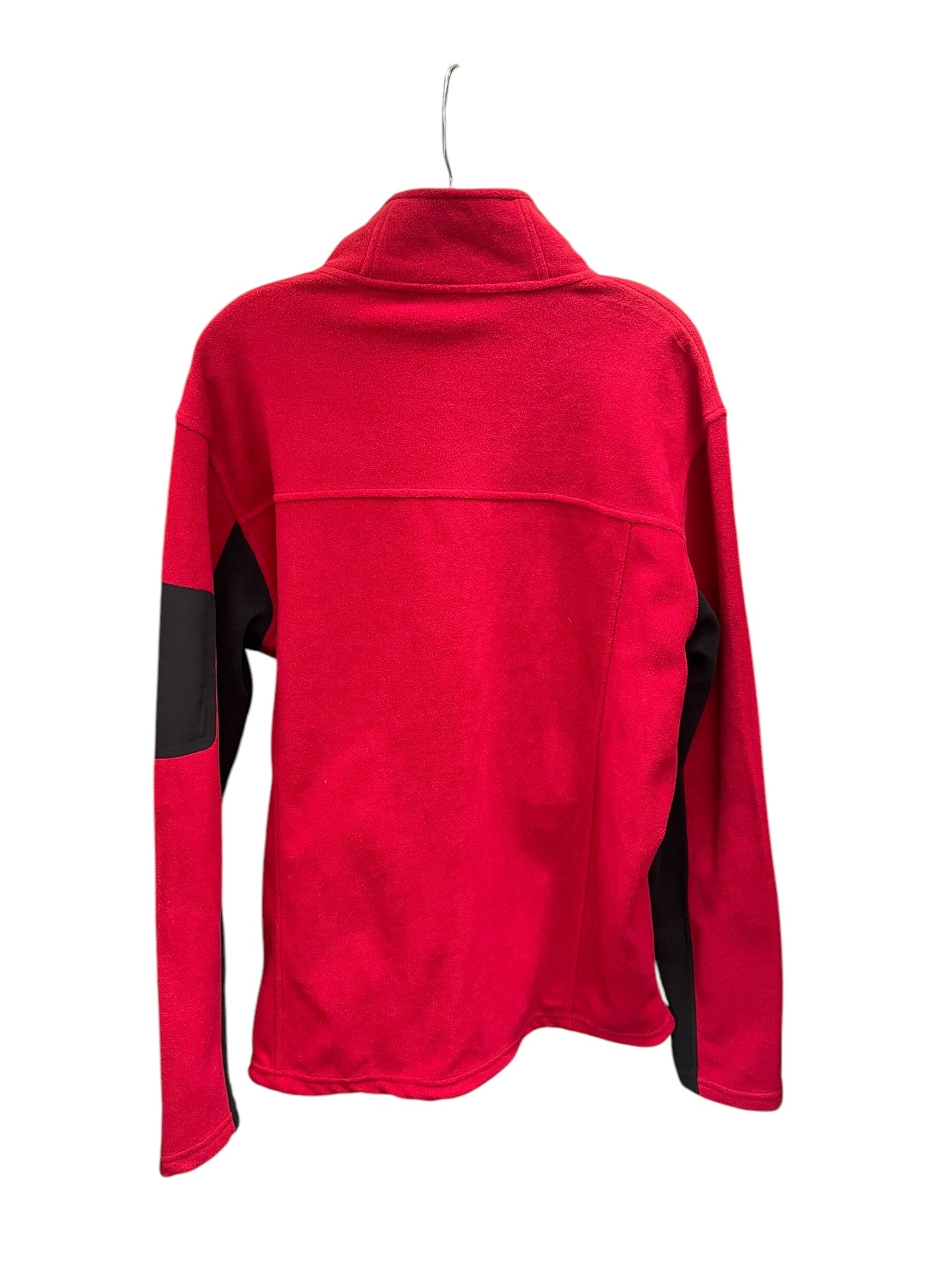 Jacket Fleece By Clothes Mentor In Red, Size: L