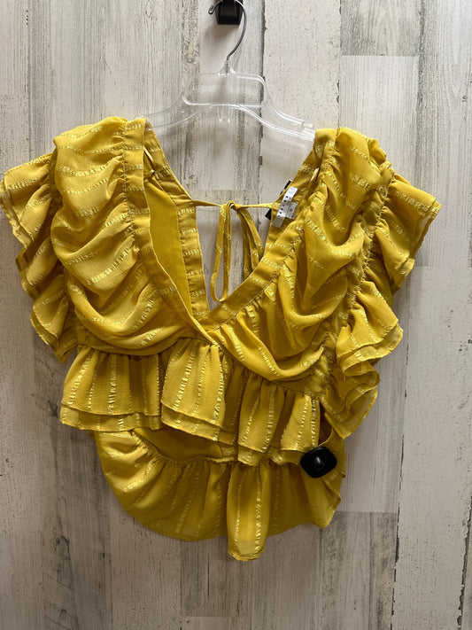 Yellow Top Short Sleeve Favlux, Size S