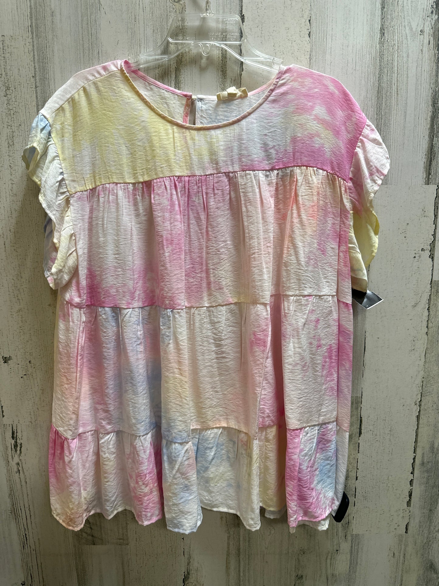 Multi-colored Top Short Sleeve Oddi, Size M