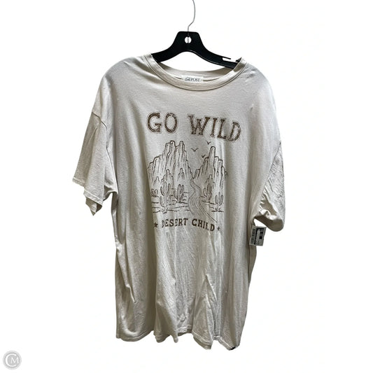 Top Short Sleeve By Clothes Mentor In Pink, Size: L