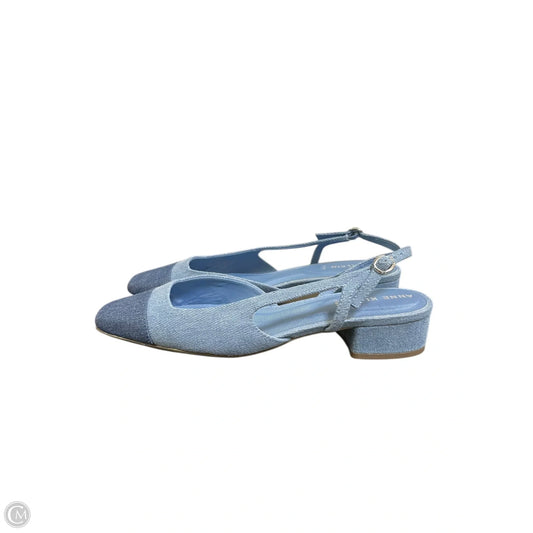 Shoes Flats By Anne Klein In Blue Denim, Size: 8