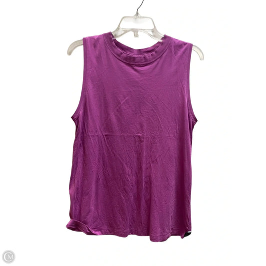 Athletic Tank Top By Lululemon In Purple, Size: M