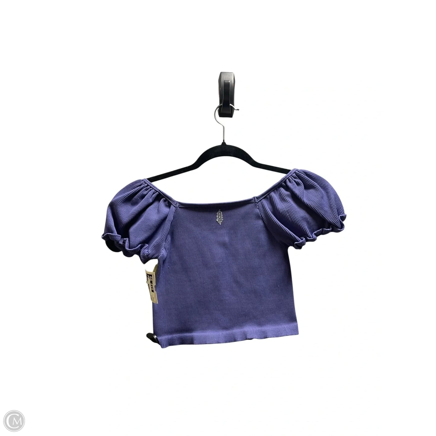 Top Short Sleeve By Free People In Purple, Size: M