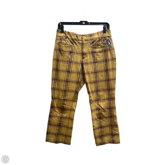Pants Dress By Anthropologie In Plaid Pattern, Size: 4