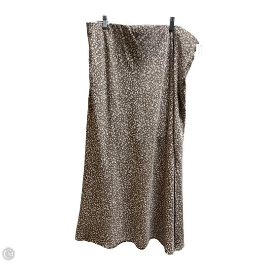 Skirt Maxi By Arula In Brown, Size: 3x