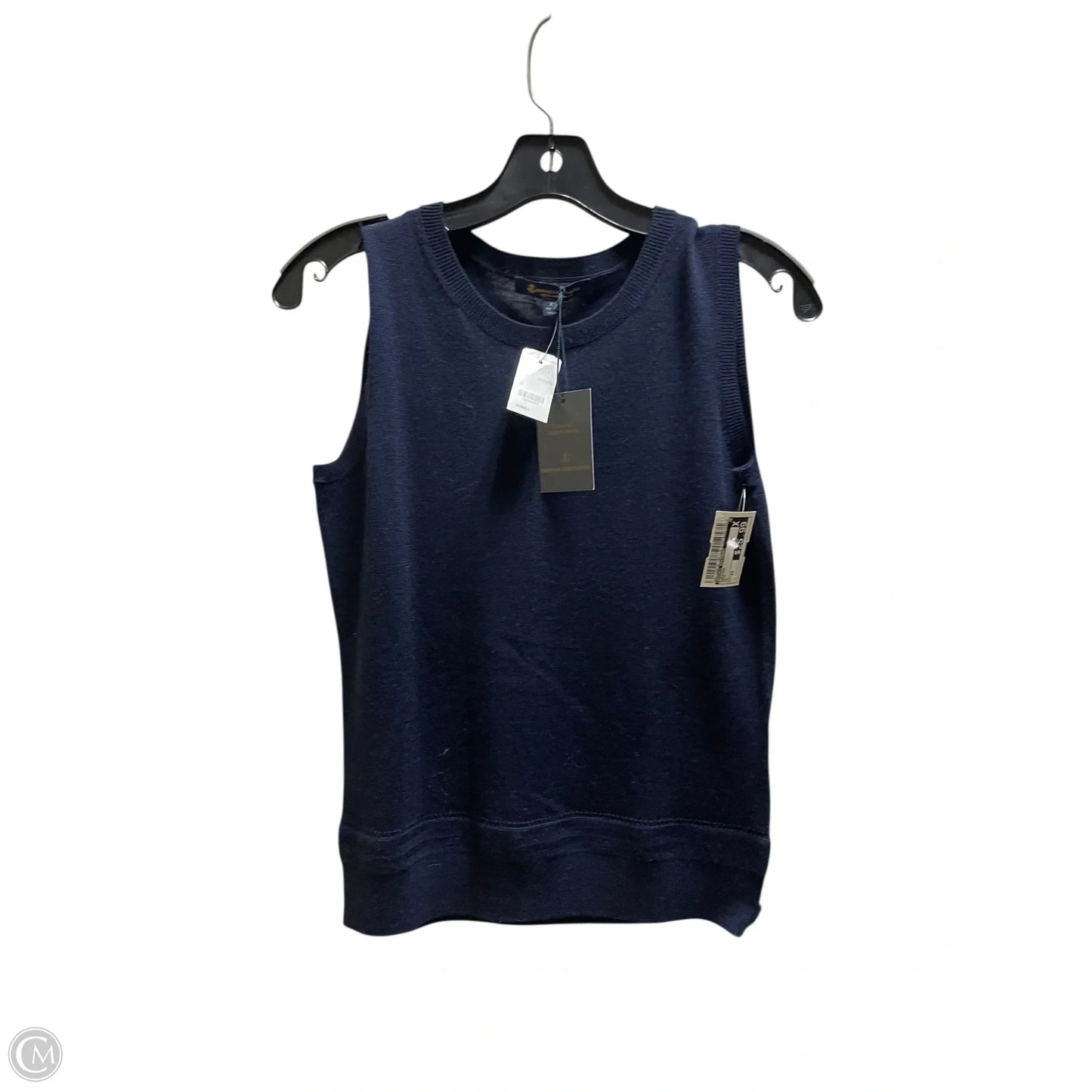 Sweater By Brooks Brothers In Navy, Size: Xs