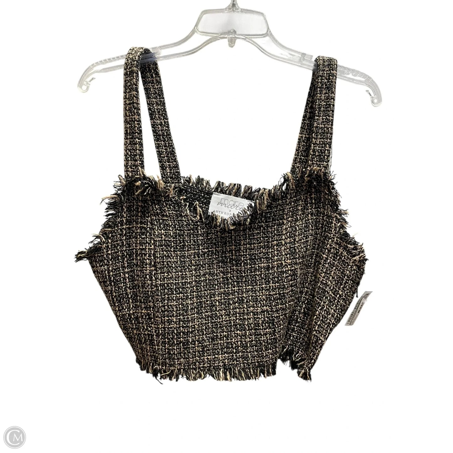 Top Sleeveless By Anthropologie In Black, Size: Medium