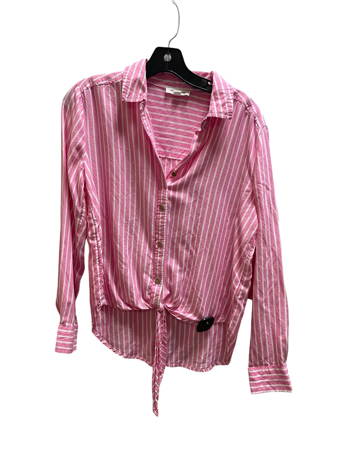 Top Long Sleeve By Beachlunchlounge In Pink, Size: Xs