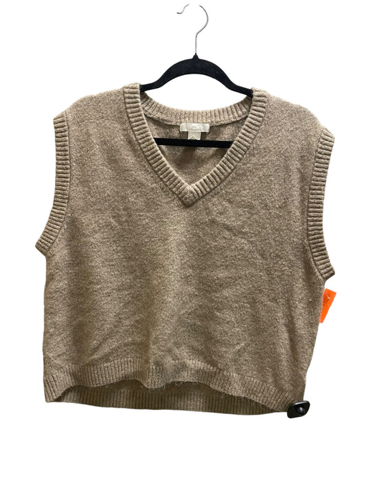 Vest Sweater By H&m In Brown, Size: S