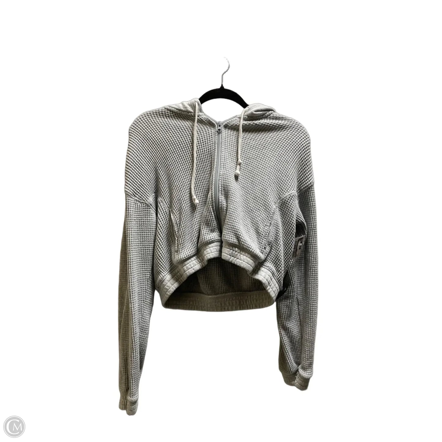 Jacket Fleece By Aerie In Grey, Size: S