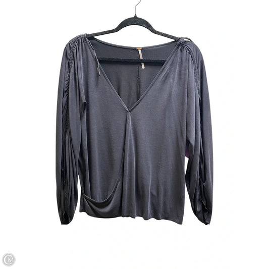 Top Short Sleeve By Free People In Grey, Size: Xs