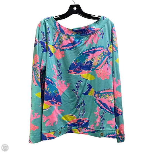 Top Long Sleeve Designer By Lilly Pulitzer In Multi-colored, Size: Xl