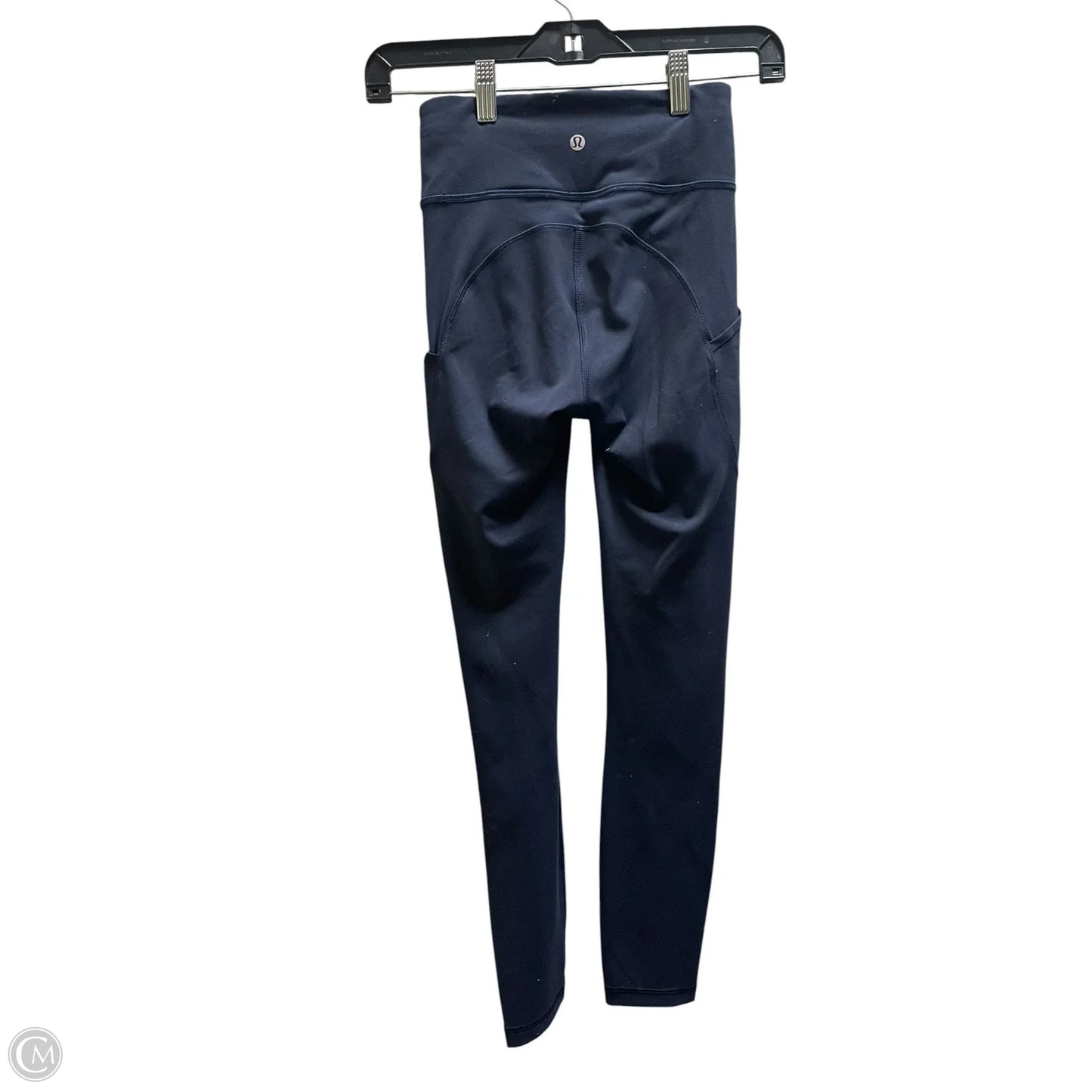 Athletic Leggings By Lululemon In Navy, Size: 4