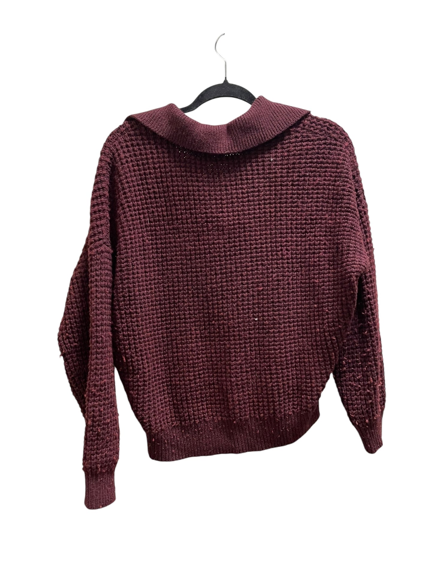 Sweater By Madewell In Maroon, Size: M