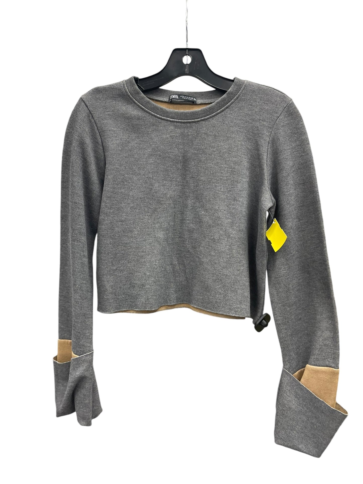 Sweater By Zara In Grey, Size: S