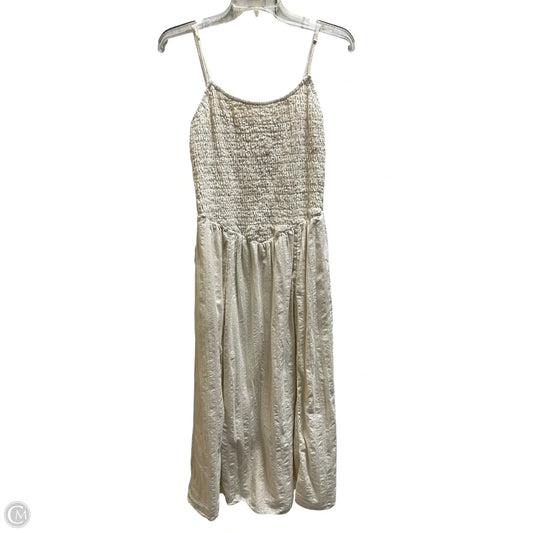 Dress Casual Maxi By American Eagle In Cream, Size: M