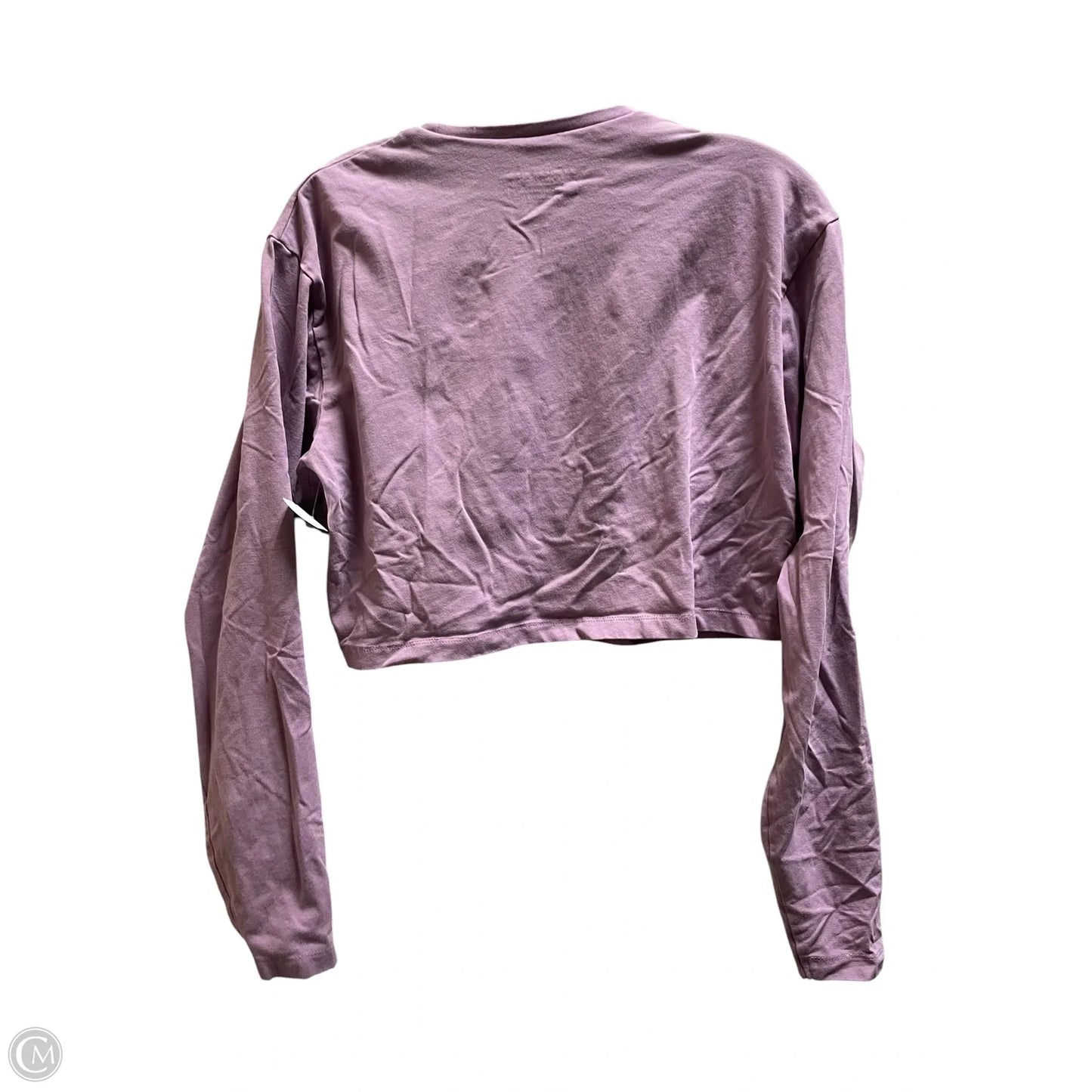 Athletic Top Long Sleeve Collar By Alphalete In Purple, Size: S