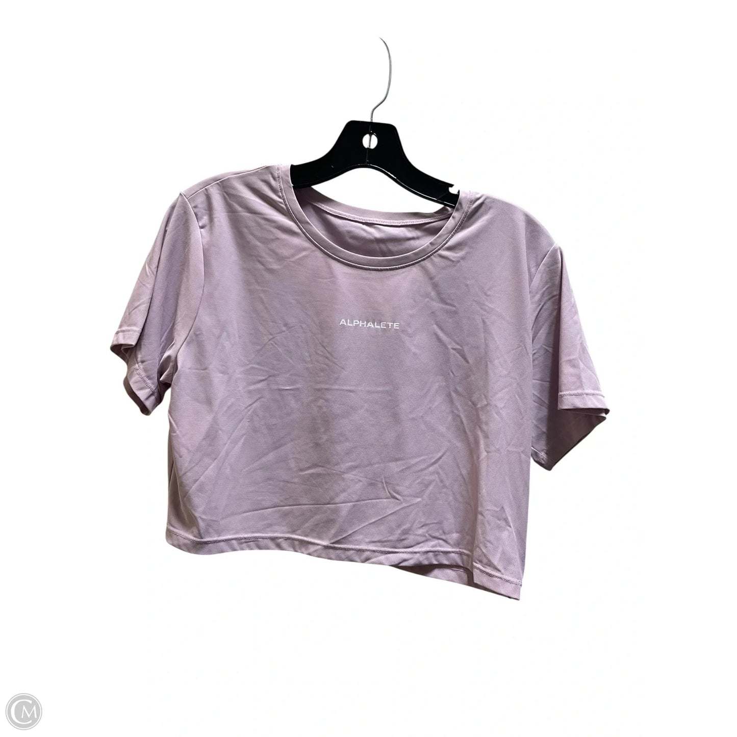 Top Short Sleeve By Alphalete In Purple, Size: M
