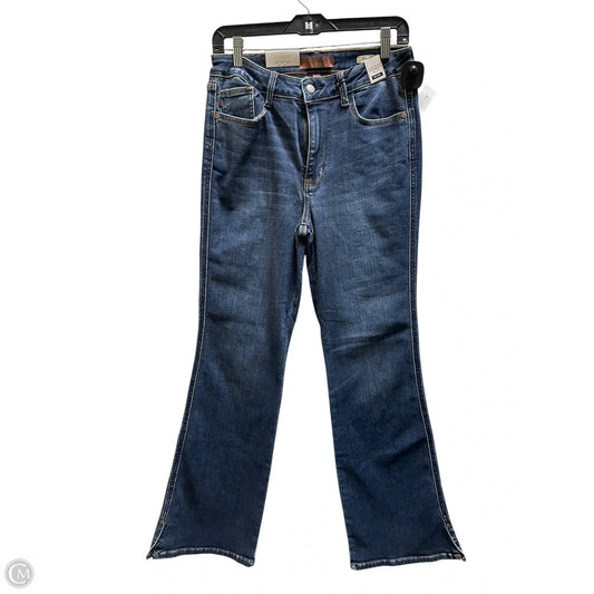 Jeans Wide Leg By Judy Blue In Blue Denim, Size: 6